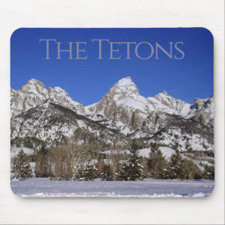 Cross Country Winter in Grand Teton National Park Mouse Pad