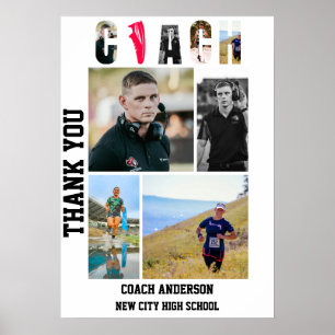 Cross Country XC Coach Senior Night Graduation Poster