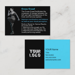 Cross Crawl Training Business Business Card