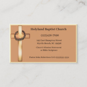 Cross Crown Church Business Cards