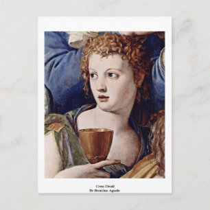 Cross Detail By Bronzino Agnolo Postcard