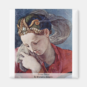 Cross Detail By Bronzino Angelo Magnet