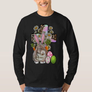 Cross Easter Day Cute Bunnies Rabbit Easter Day 20 T-Shirt