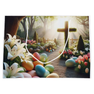 Cross/Easter egg/Lilly  Large Gift Bag