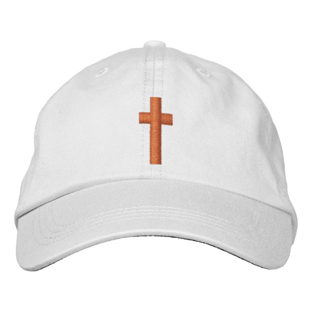 Cross Embroidered Hat (Front)