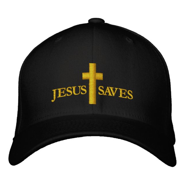 cross embroidered hat (Front)