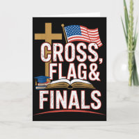 Cross Flag And Finals Christian Conservative Stude