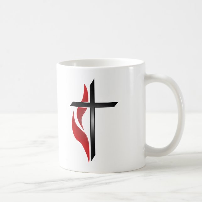 CROSS & FLAME COFFEE MUG (Right)
