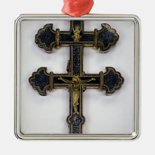 Cross, from Clairmarais Abbey Metal Tree Decoration (Front)