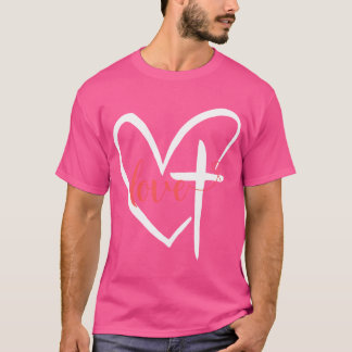 Cross-Heart-Love-Christian T-Shirt