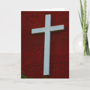 cross holiday card