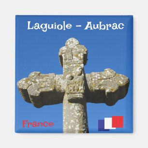 Cross in Laguiole village Magnet