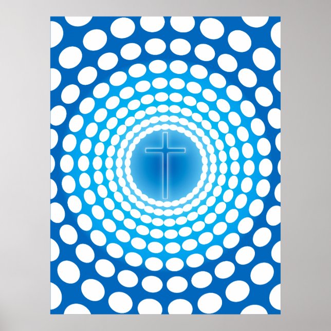 CROSS IN RETRO TUNNEL POSTER (Front)