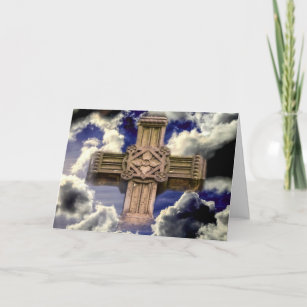 Cross in Sky Holiday Card