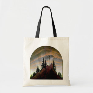 Cross in the Mountains, Friedrich Tote Bag