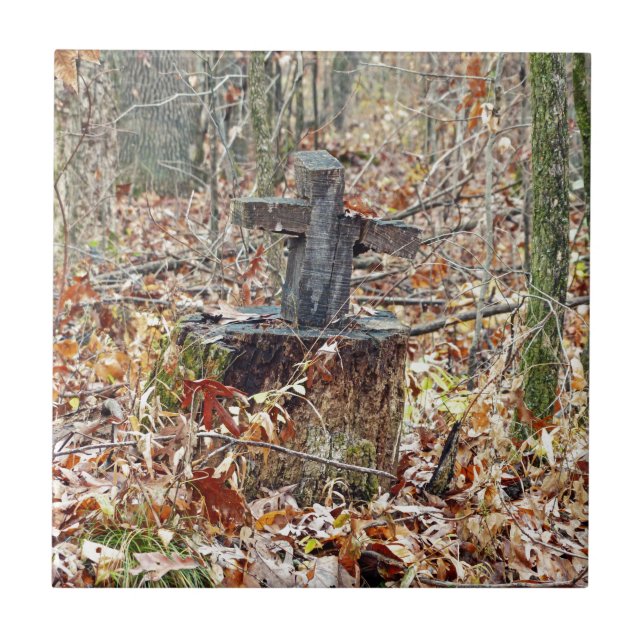 Cross in the Woods Tile (Front)