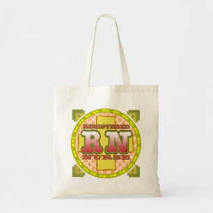 Cross Letters custom RN Nurse   tote bag