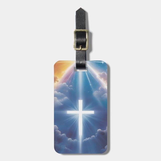 Cross Luggage Tag (Front Vertical)