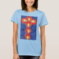Cross Motif Alternative Apparel Crew Neck T-Shirt
