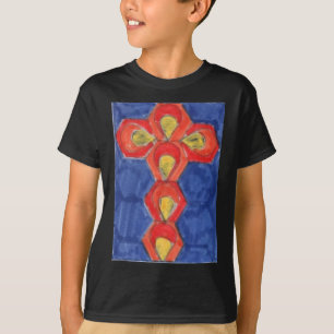 Cross Motif Children's American Apparel Raglan T-Shirt