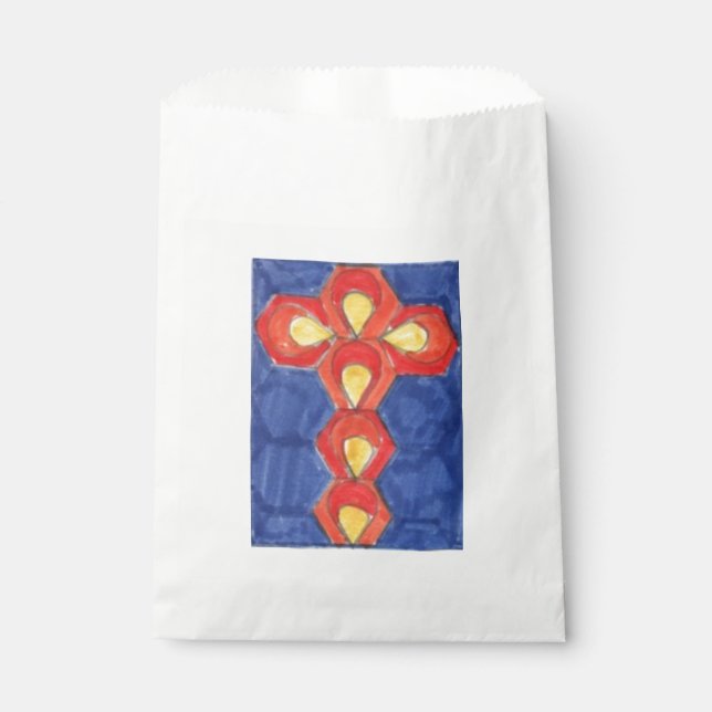 Cross Motif Favour Bag (Front)