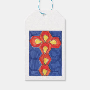 Cross Motif Gift Tags