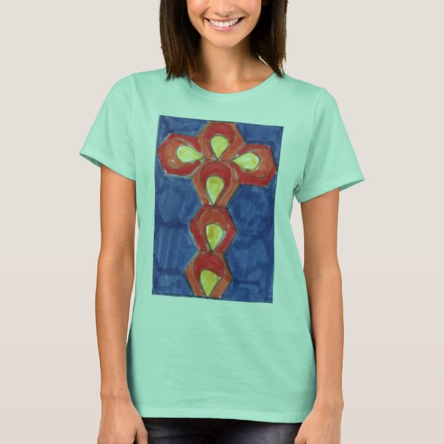 Cross Motif Maternity T-Shirt (Front)