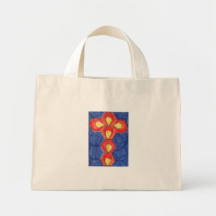 Cross Motif Tiny Tote