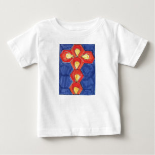 Cross Motif Toddlers Romper Suit Baby T-Shirt