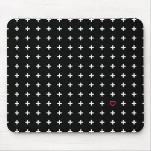 Cross My Heart Mouse Pad
