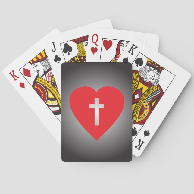 Cross My Heart Playing Cards (Back)