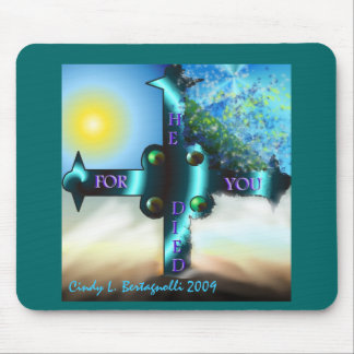 cross number 2 mouse pad