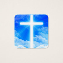 Cross of Light Jesus Christ Customisable Christian