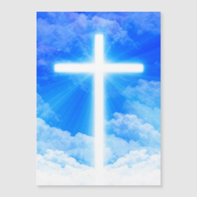 Cross of Light Jesus Christ Customisable Christian (Front)