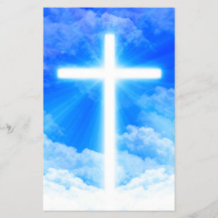 Cross of Light Jesus Christ Customisable Christian Flyer