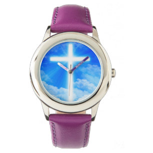 Cross of Light Jesus Christ Customisable Christian Watch