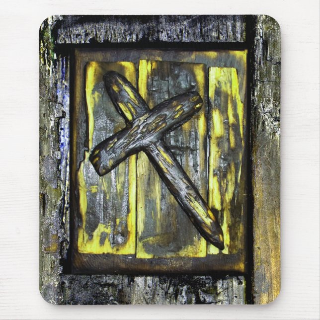 Cross of Mercy & Sympathy Mouse Pad (Front)