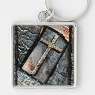Cross of Protection Key Ring