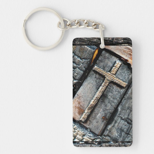 Cross of Protection Key Ring (Front)