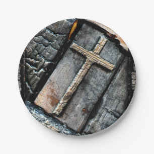 Cross of Protection Paper Plate