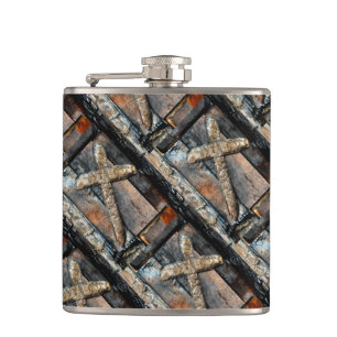 Cross of Strength    Hip Flask