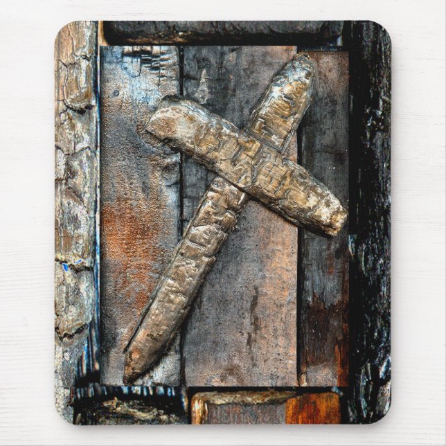 Cross of Strength Mouse Pad (Front)