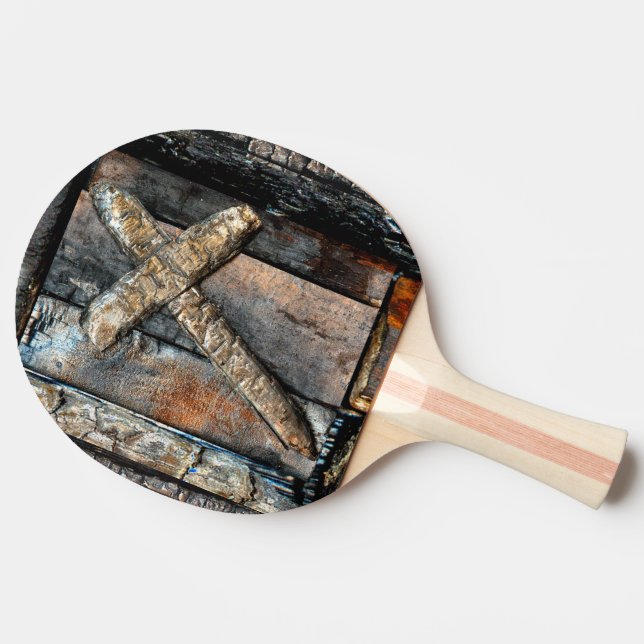 Cross of Strength Ping Pong Paddle (Side)
