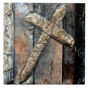 Cross of Strength Tile