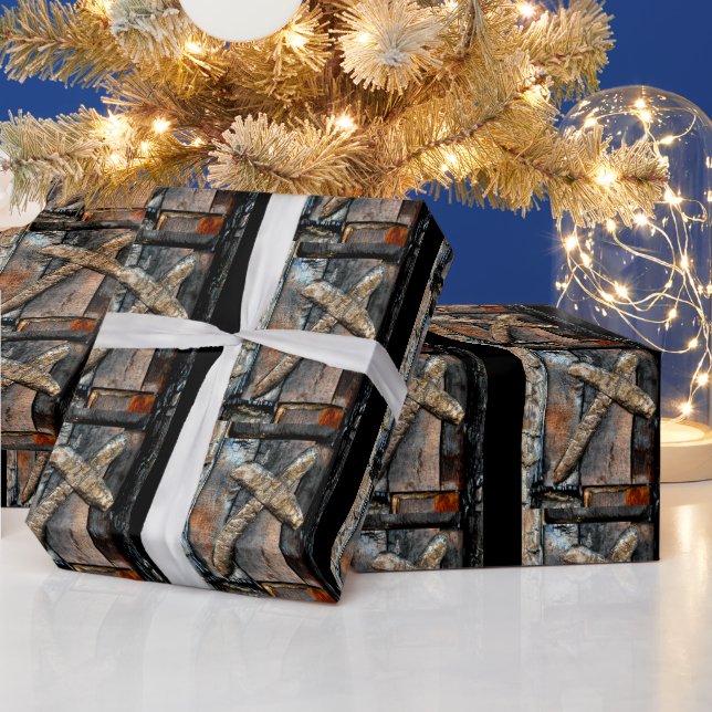 Cross of Strength Wrapping Paper (Holidays)