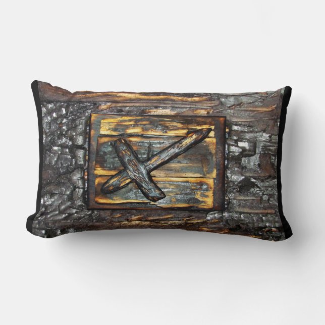 Cross of The Apocalypse Lumbar Cushion (Front)