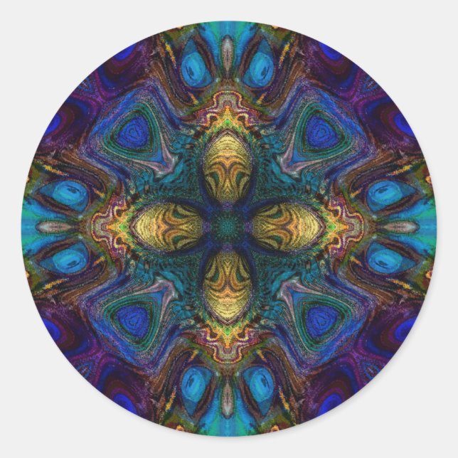 Cross of the Tabernacle Classic Round Sticker (Front)