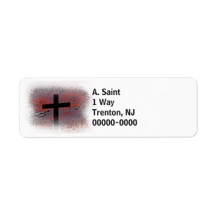 Cross on White