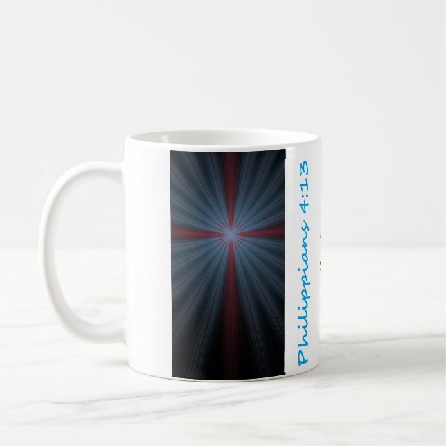 Cross/Phil 4:13 mug (Left)