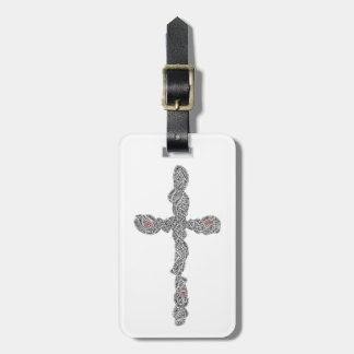 Cross - Pierced Luggage Tag